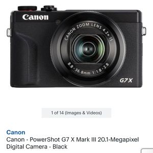 Canon Power shot G7X mark III